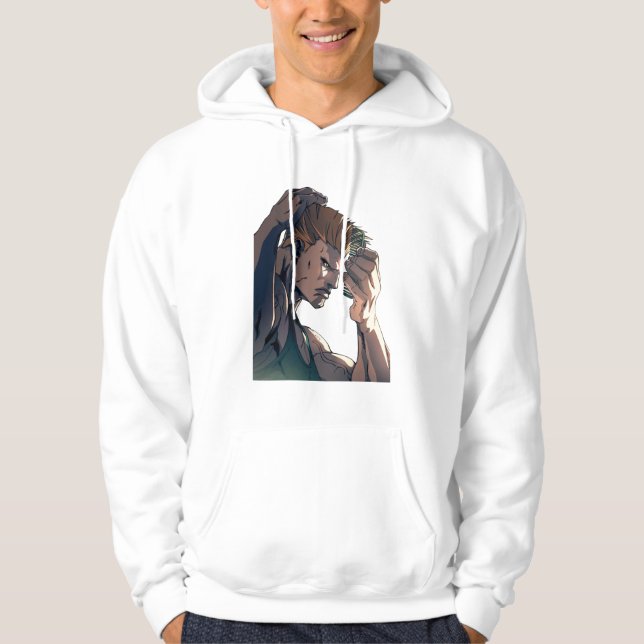 Guile Combing Hair Hoodie (Front)