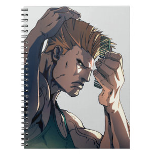 Guile Combing Hair Notebook