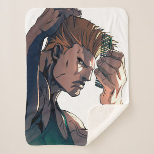 Guile Combing Hair Sherpa Blanket