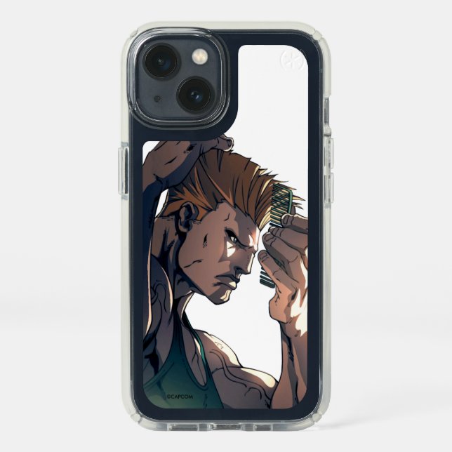 Guile Combing Hair Speck iPhone 13 Case (Front)