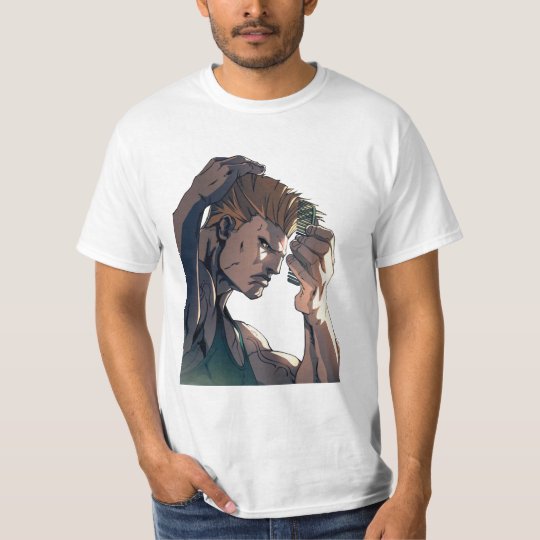 Guile Combing Hair T-Shirt
