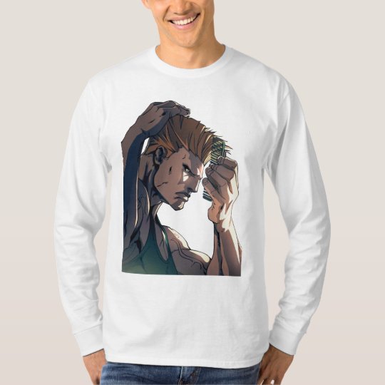 Guile Combing Hair T-Shirt
