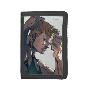 Guile Combing Hair Tri-fold Wallet