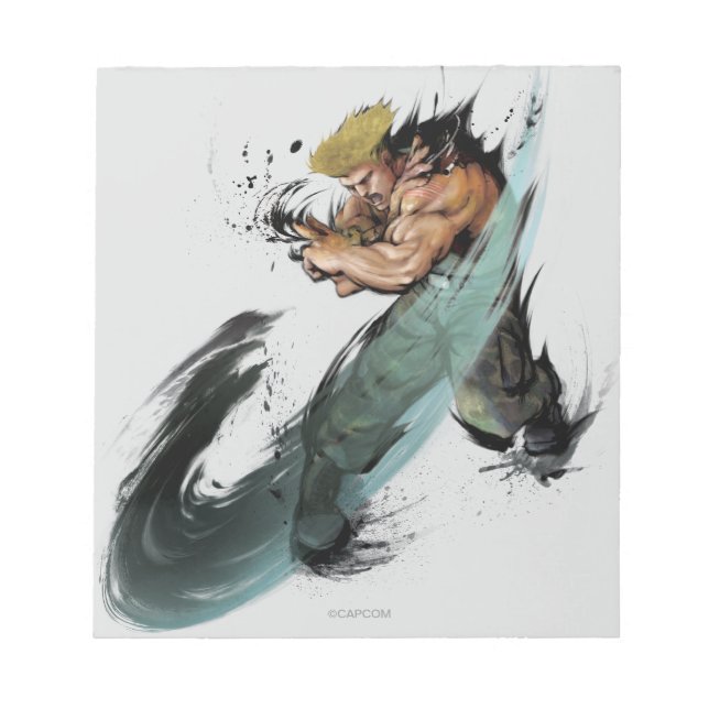 Guile Sonic Boom Notepad (Front)