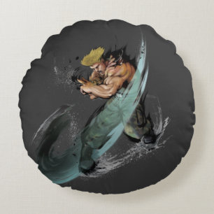 Guile Sonic Boom Round Pillow