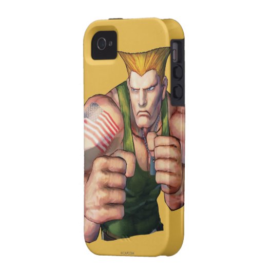 Guile With Fists Case-Mate iPhone Case (Back Left)