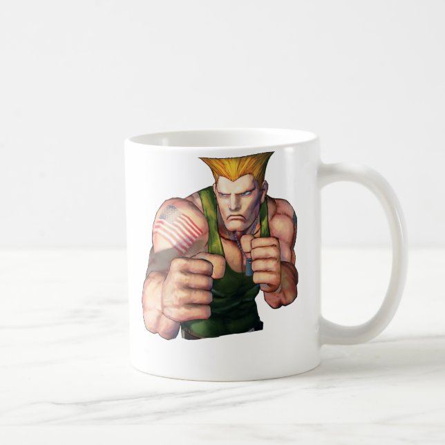 Guile With Fists Coffee Mug (Right)