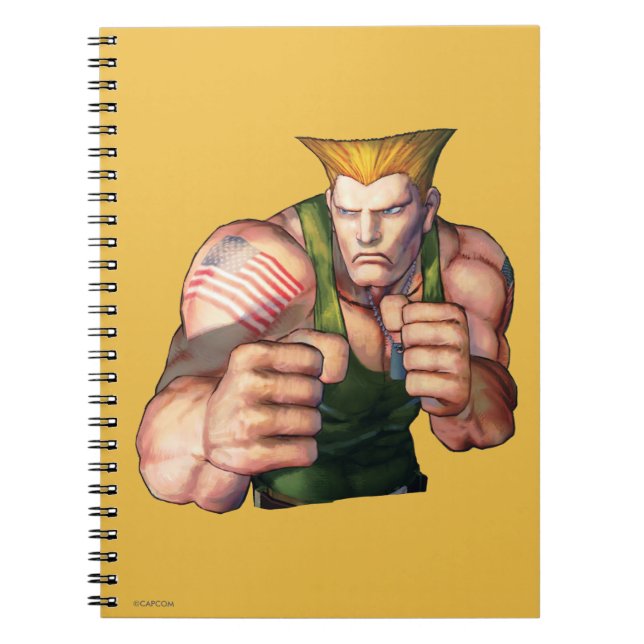 Guile With Fists Notebook (Front)
