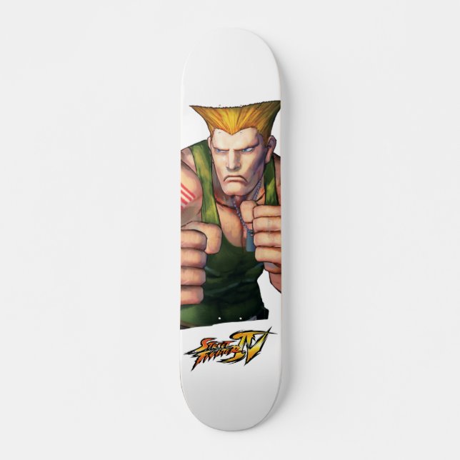 Guile With Fists Skateboard Deck (Front)