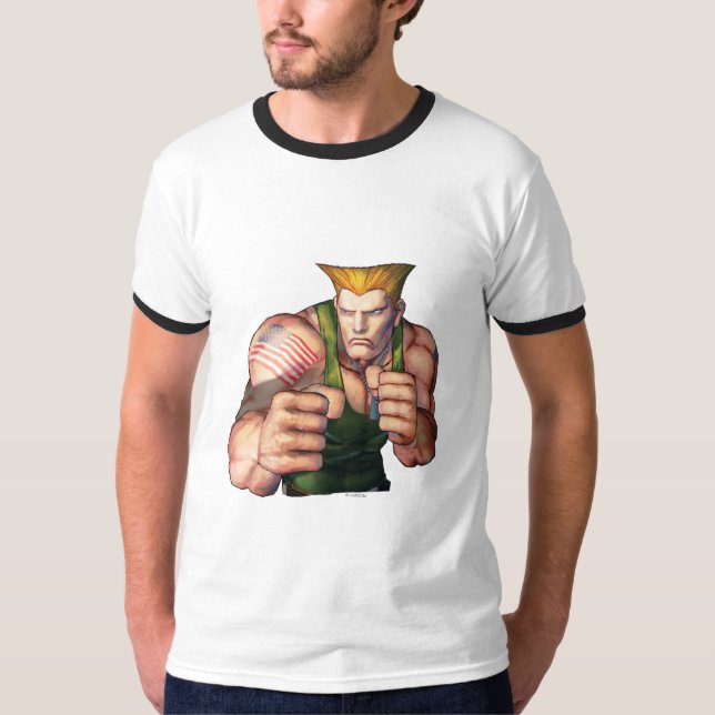 Guile With Fists T-Shirt (Front)