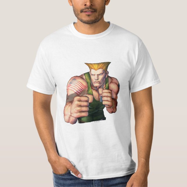 Guile With Fists T-Shirt (Front)