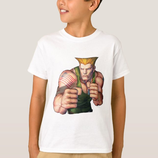 Guile With Fists T-Shirt (Front)