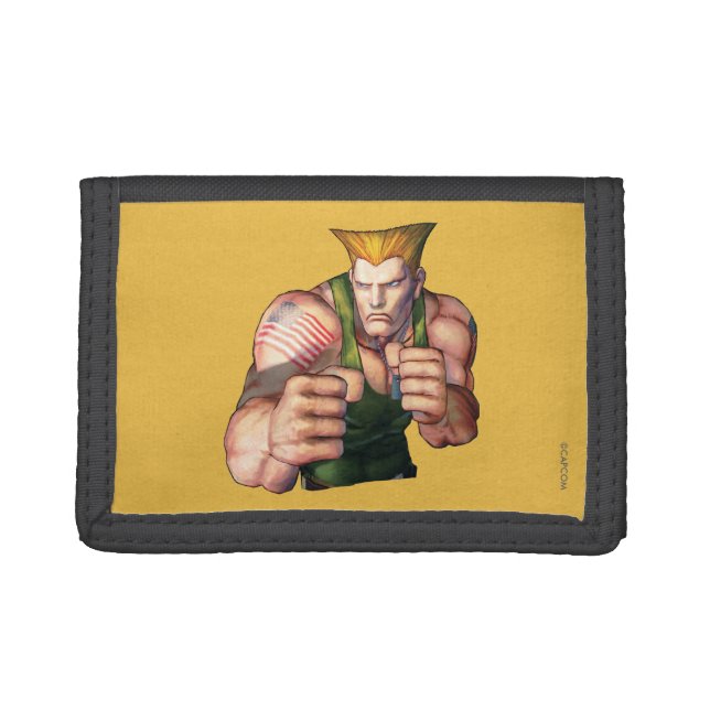 Guile With Fists Trifold Wallet (Front)