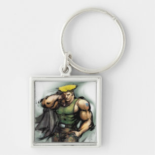 Guile With Jacket Keychain