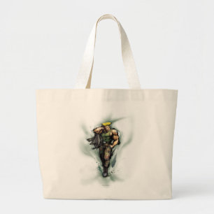 Guile With Jacket Large Tote Bag
