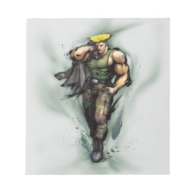 Guile With Jacket Notepad (Front)