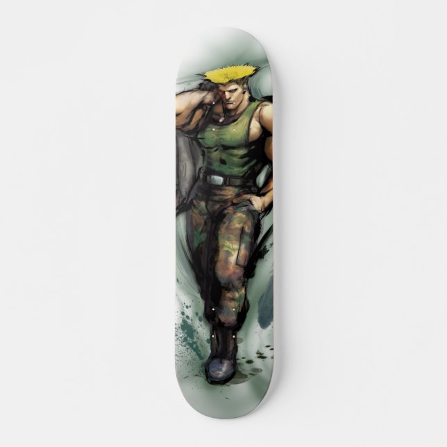 Guile With Jacket Skateboard (Front)