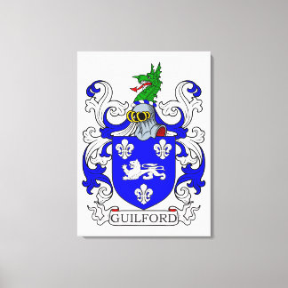 Guilford Coat of Arms I Canvas Print