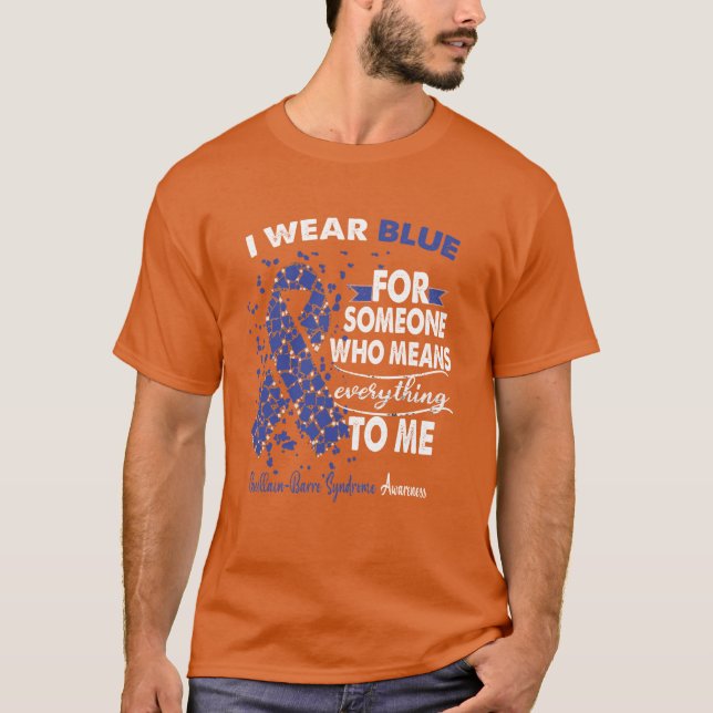 Guillain-Barre Syndrome Awareness Warrior Support  T-Shirt (Front)