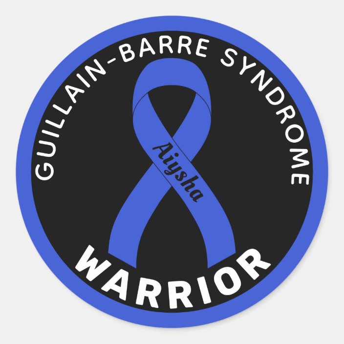 Guillain Barre Syndrome Awareness Ribbon Sticker - 5 Inch Vinyl Decal For Car Laptop Window