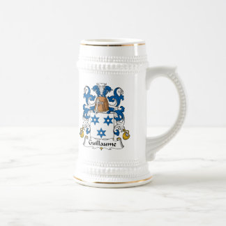 Guillaume Family Crest Beer Stein