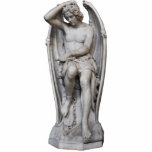 Guillaume Geefs Lucifer CC0285 Photo Sculpture<br><div class="desc">Le génie du mal (installed 1848) or The Genius of Evil,  known informally in English as Lucifer or The Lucifer of Liège,  is a religious sculpture executed in white marble by the Belgian artist Guillaume Geefs.</div>