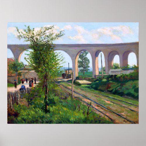 Guillaumin _ Arcueil Aqueduct At Sceaux Railroad Poster