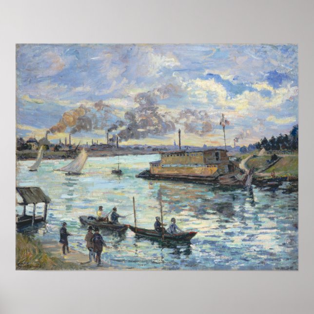 Guillaumin - River Scene Poster (Front)