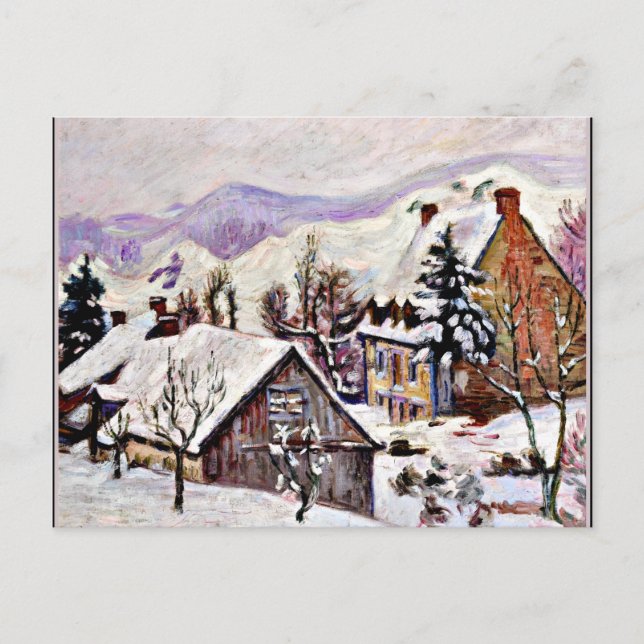 Guillaumin - The Village of St. Sauves-d'Auvergne Postcard (Front)