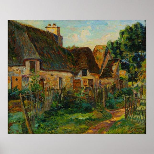 Guillaumin - Village On The Isle Of France Poster (Front)