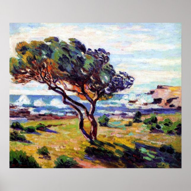 Guillaumin - Wind Gusts Le Brusc 1911 Poster (Front)