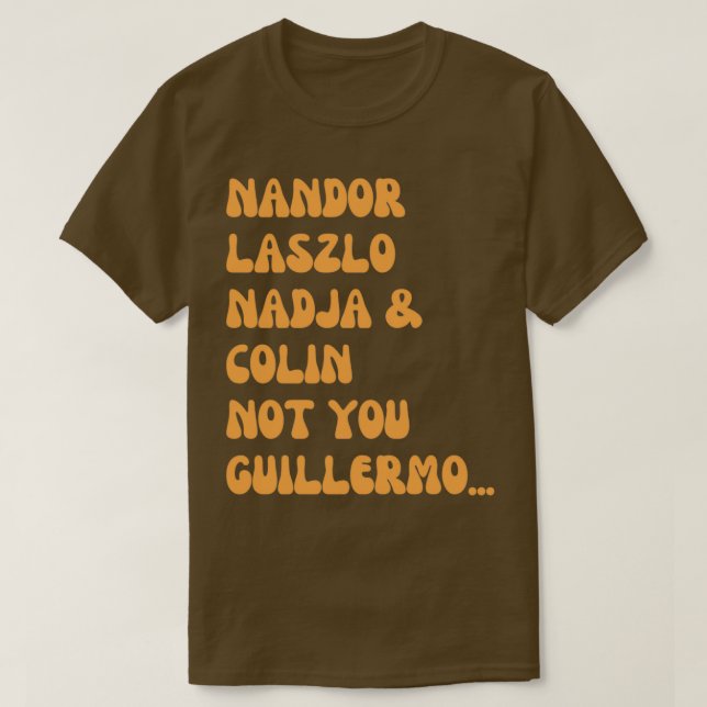 Guillermo T-Shirt (Design Front)