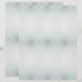 Guilloché Security Cheque Background Symmetry (Front/Back)