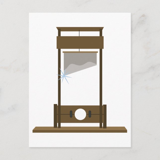 Guillotine Postcard (Front)