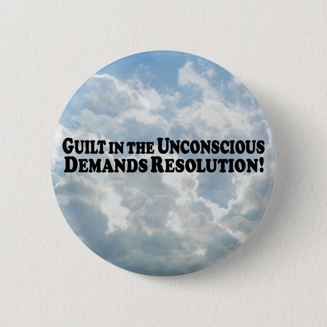 Guilt in the Unconscious - Basic Pinback Button (Front)