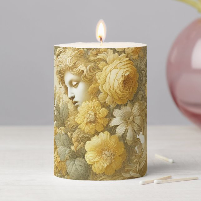 Guilt of Gold – Gothic Ritual in Solitaire Pillar Candle (In Situ)