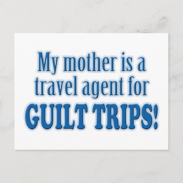 Guilt Trips Postcard (Front)