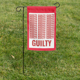 Guilty 34 Times Verdict Trump Garden Flag