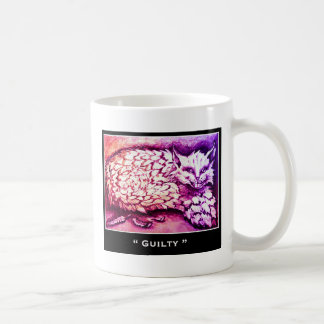 GUILTY CAT COFFEE MUG