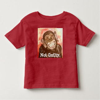 Guilty Monkey Toddler T-shirt