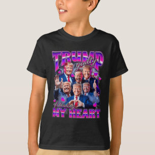 Guilty Of Stealing My Heart Pink Trump Trump Girl  T-Shirt
