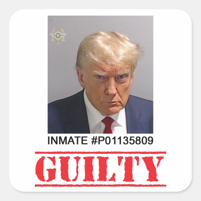 Guilty Square Sticker (Front)