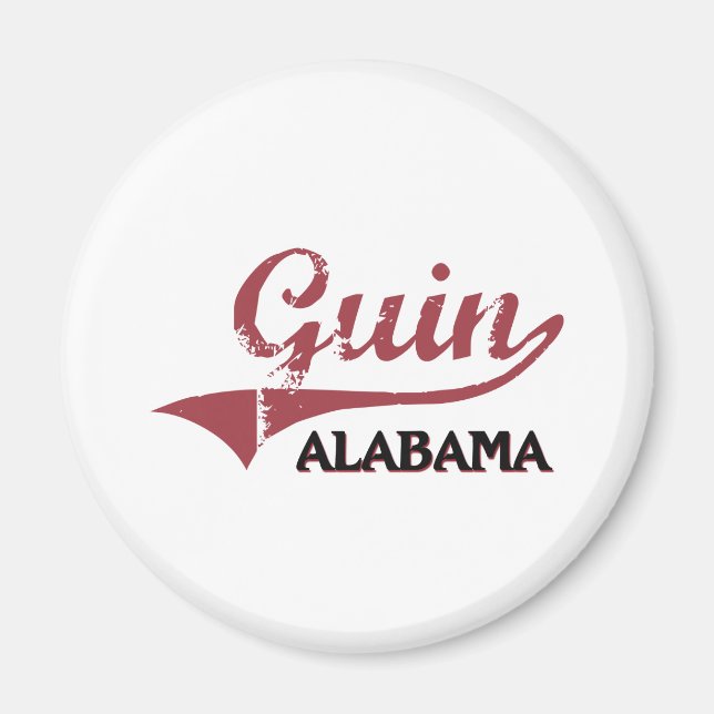 Guin Alabama City Classic Magnet (Front)