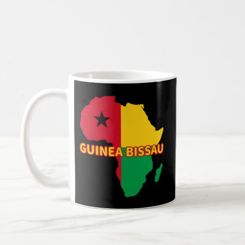 Guinea_Bissau Bissau_Guinean Pride Flag Map Africa Coffee Mug