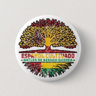 Guinea-Bissau Bissau-Guinean Spanish Spain Tree Button