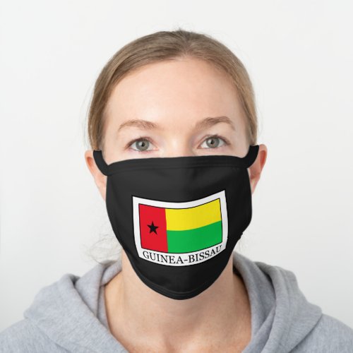 Guinea Bissau Black Cotton Face Mask