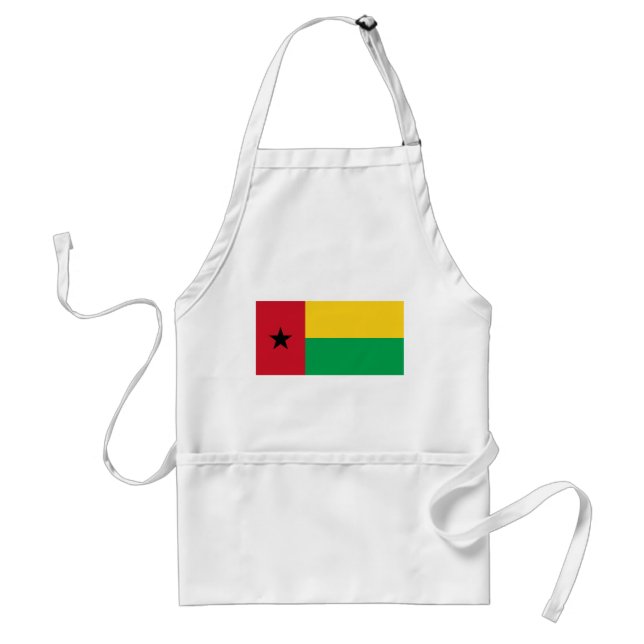 Guinea Bissau Flag Adult Apron (Front)
