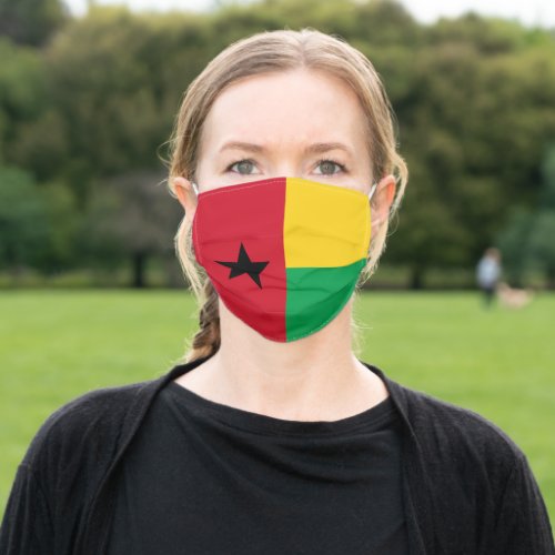 Guinea Bissau Flag Adult Cloth Face Mask