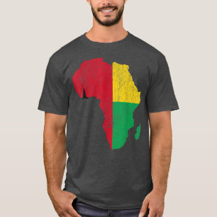 Guinea Bissau Flag Africa Continent Gift for Guine T-Shirt