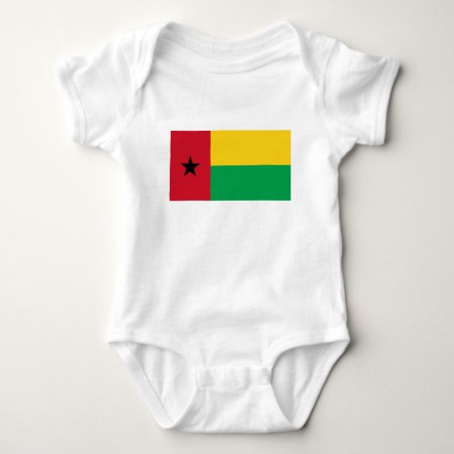 Guinea Bissau Flag Baby Bodysuit
